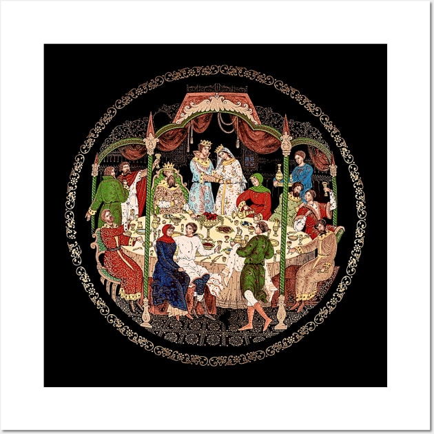 Medieval King's Feast Wall Art by STYLISH CROWD TEES